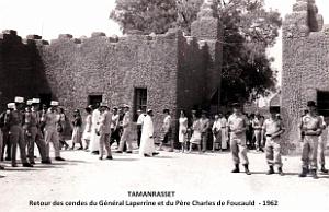 1705- Tamanrasset- Retour des Cendres du General Laperrine et du Pere Charles de Foucauld-1962